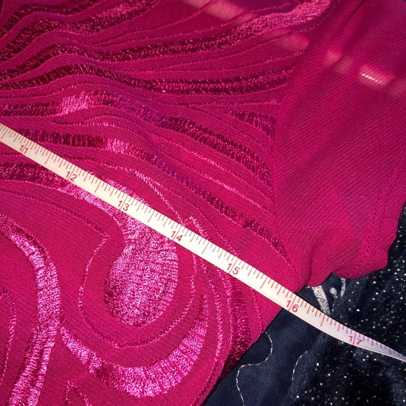 Beautiful pink lightweight INC Top sheer sleeves - Picture 6 of 7